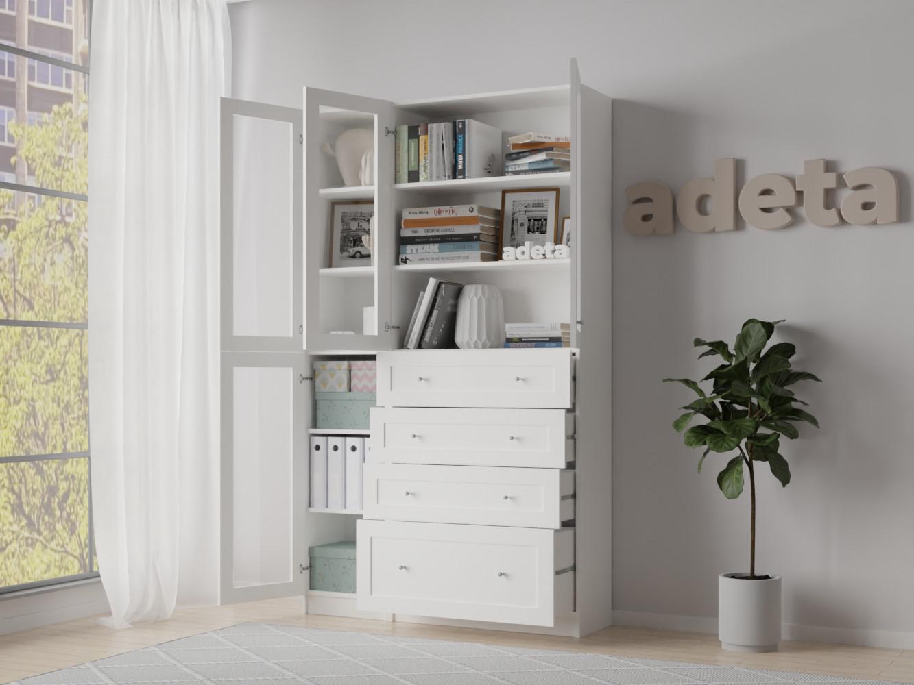 Книжный шкаф Билли 358 white ИКЕА (IKEA) изображение товара