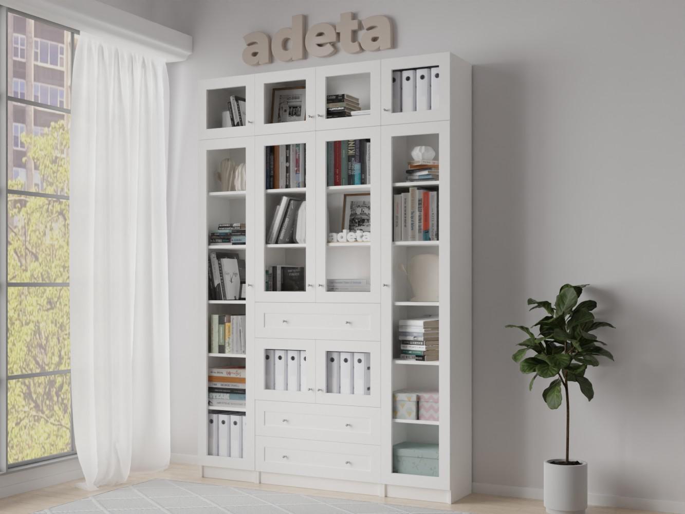 Книжный шкаф Билли 364 white ИКЕА (IKEA) изображение товара