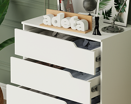 Изображение товара Комод Нордли 19 white ИКЕА (IKEA) на сайте adeta.ru