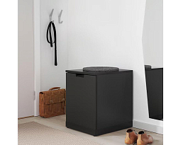 Изображение товара Комод Нордли 44 black ИКЕА (IKEA) на сайте adeta.ru